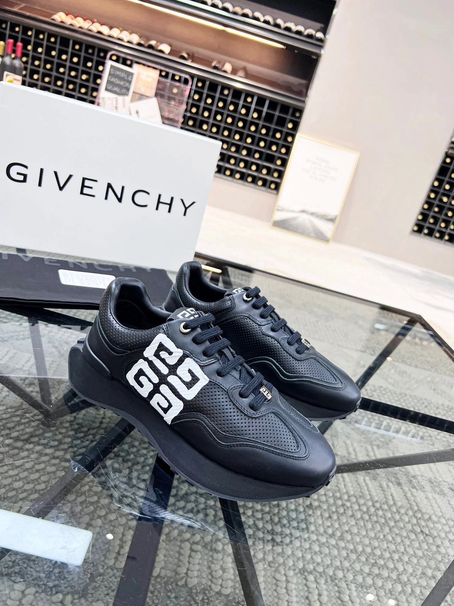 Black and white Shoes