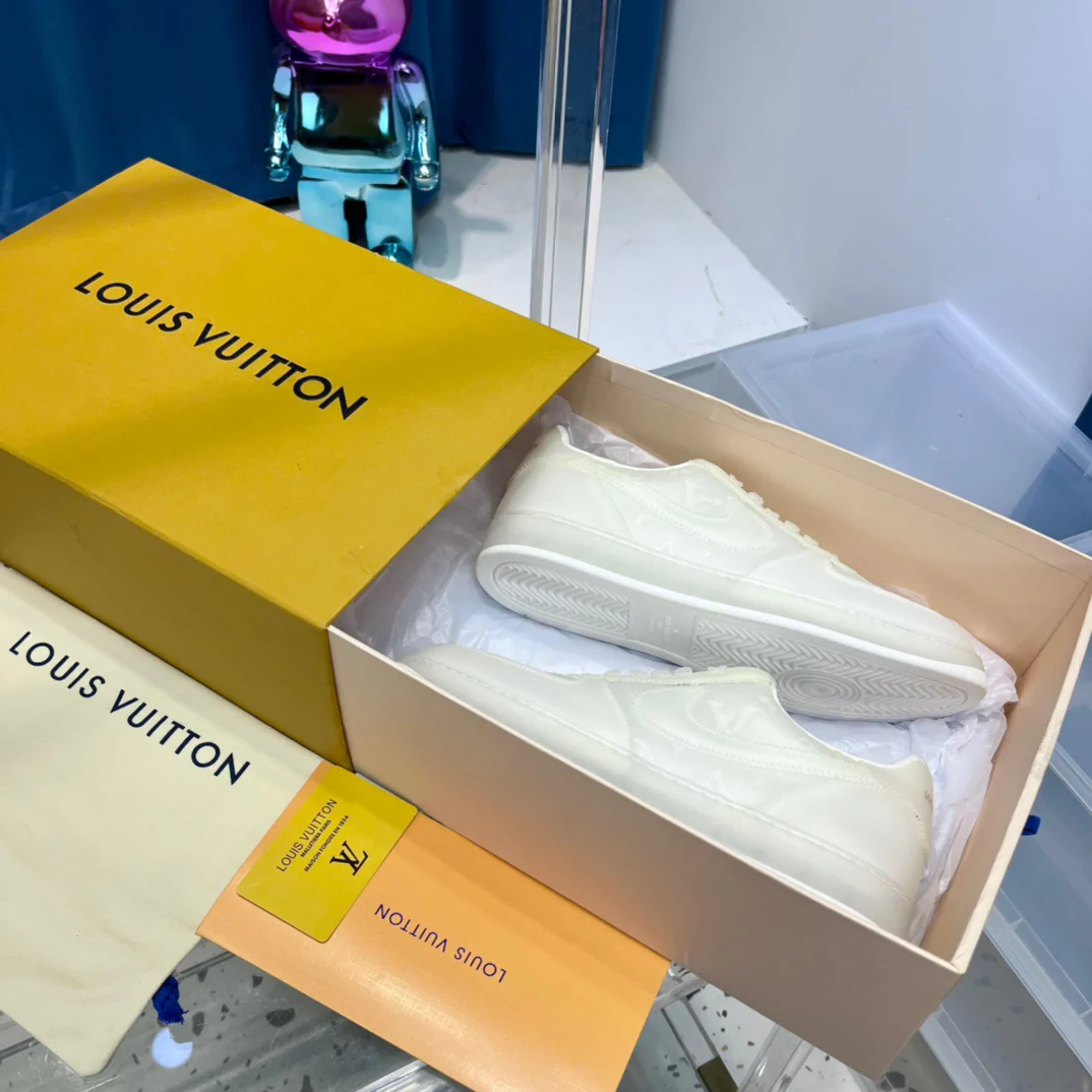 Blue, Green, Yellow and White Shoes