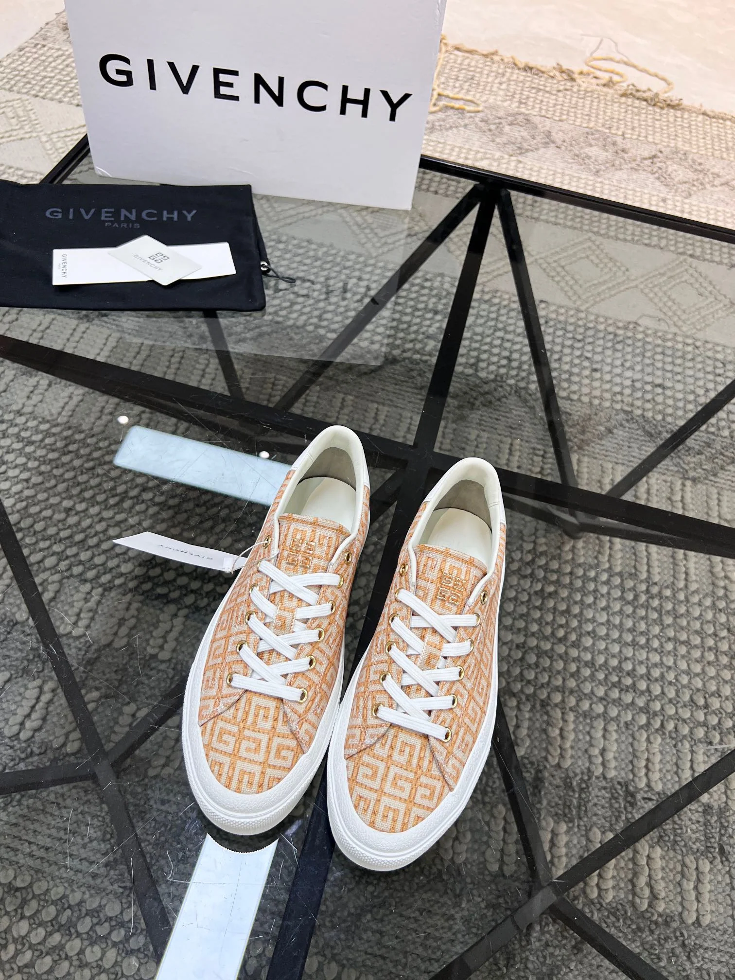 White orange Shoes