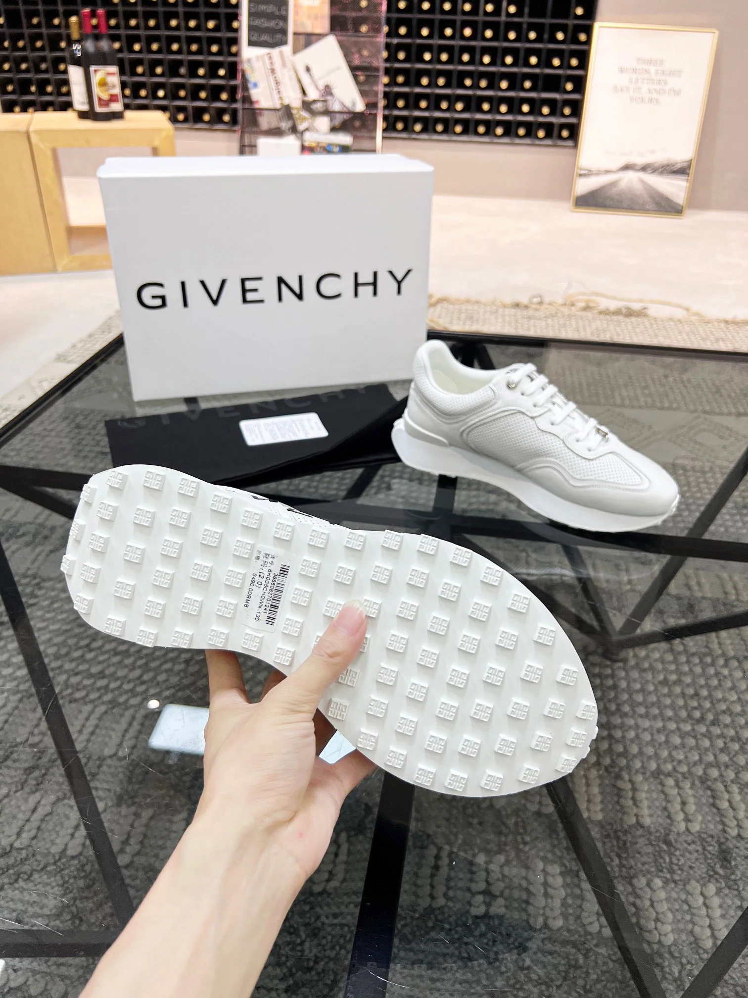 Black and white Shoes