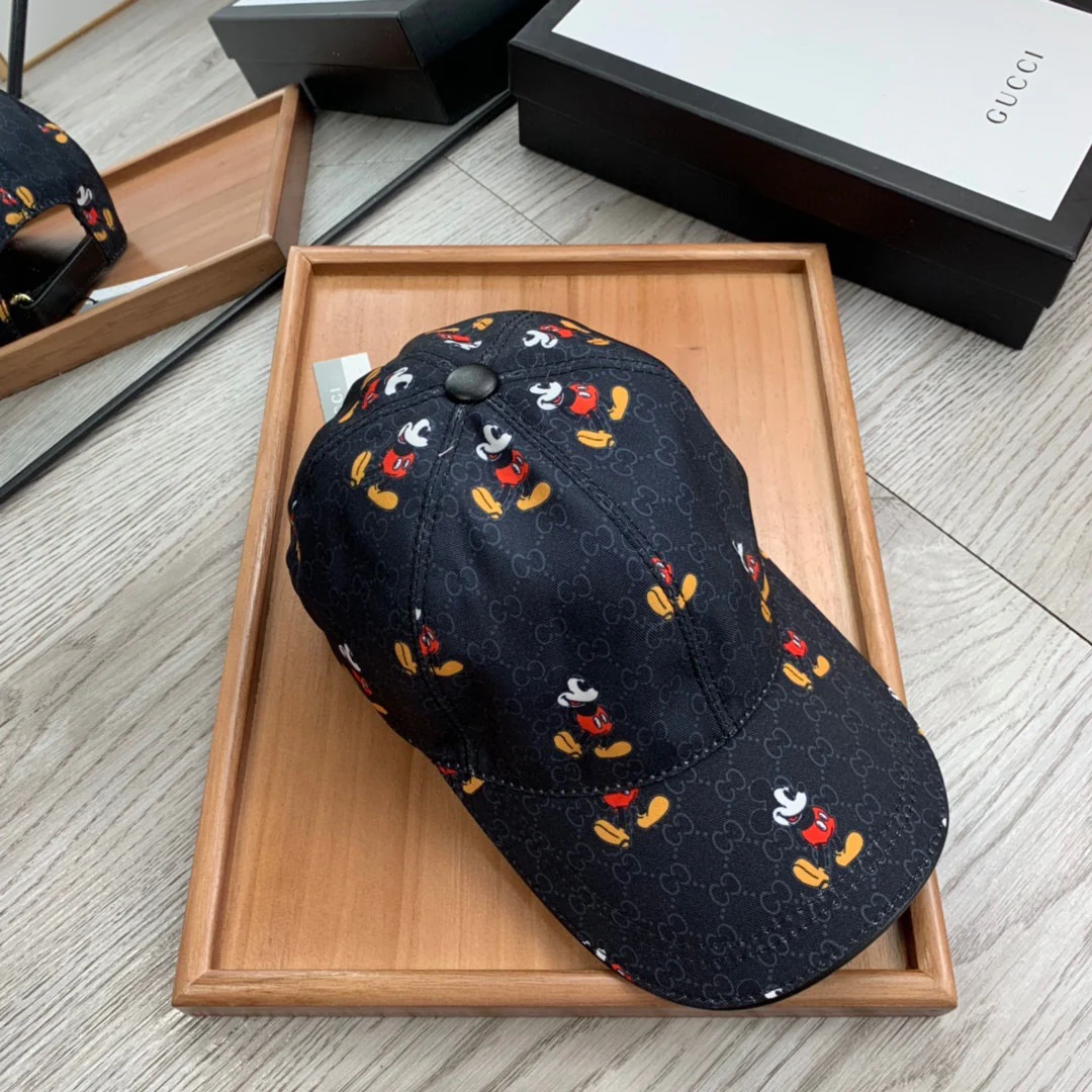 Pink, Blue and White Caps