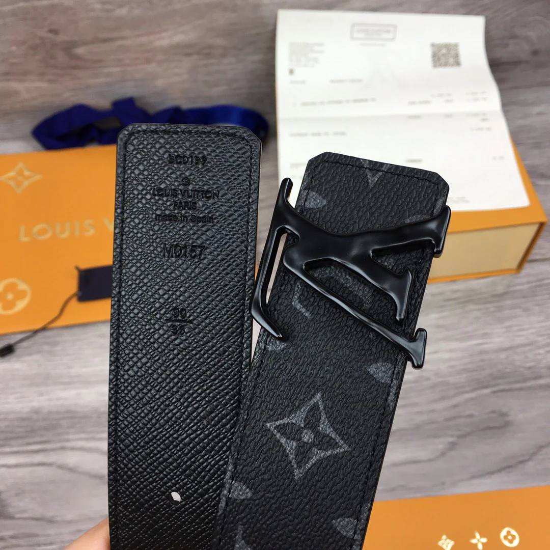 Black, Grey, Light Green And Blue Belts