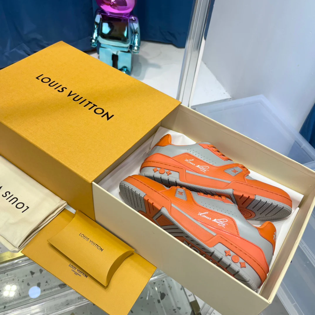 Green grey, Orange grey and Black grey Shoes