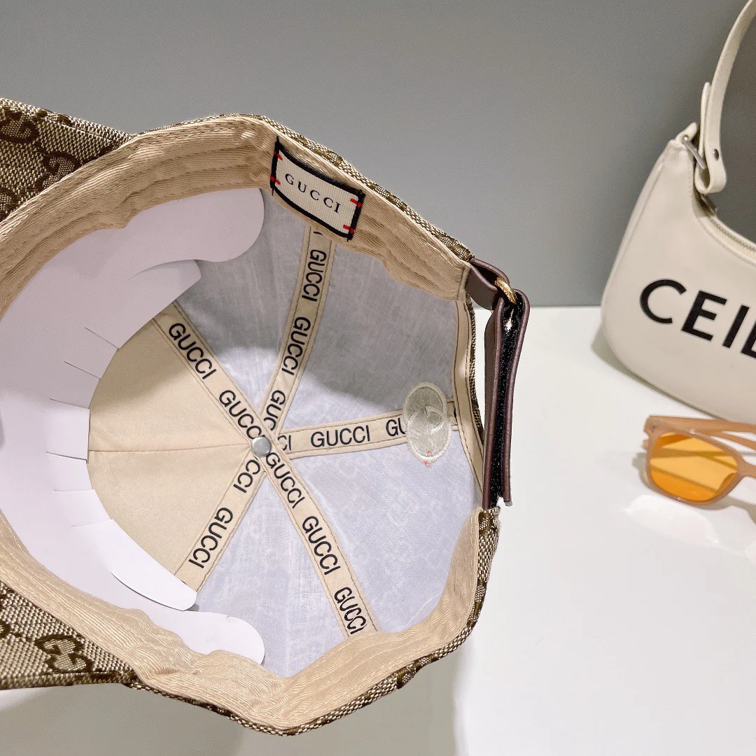 Pink, Brown and Black Caps