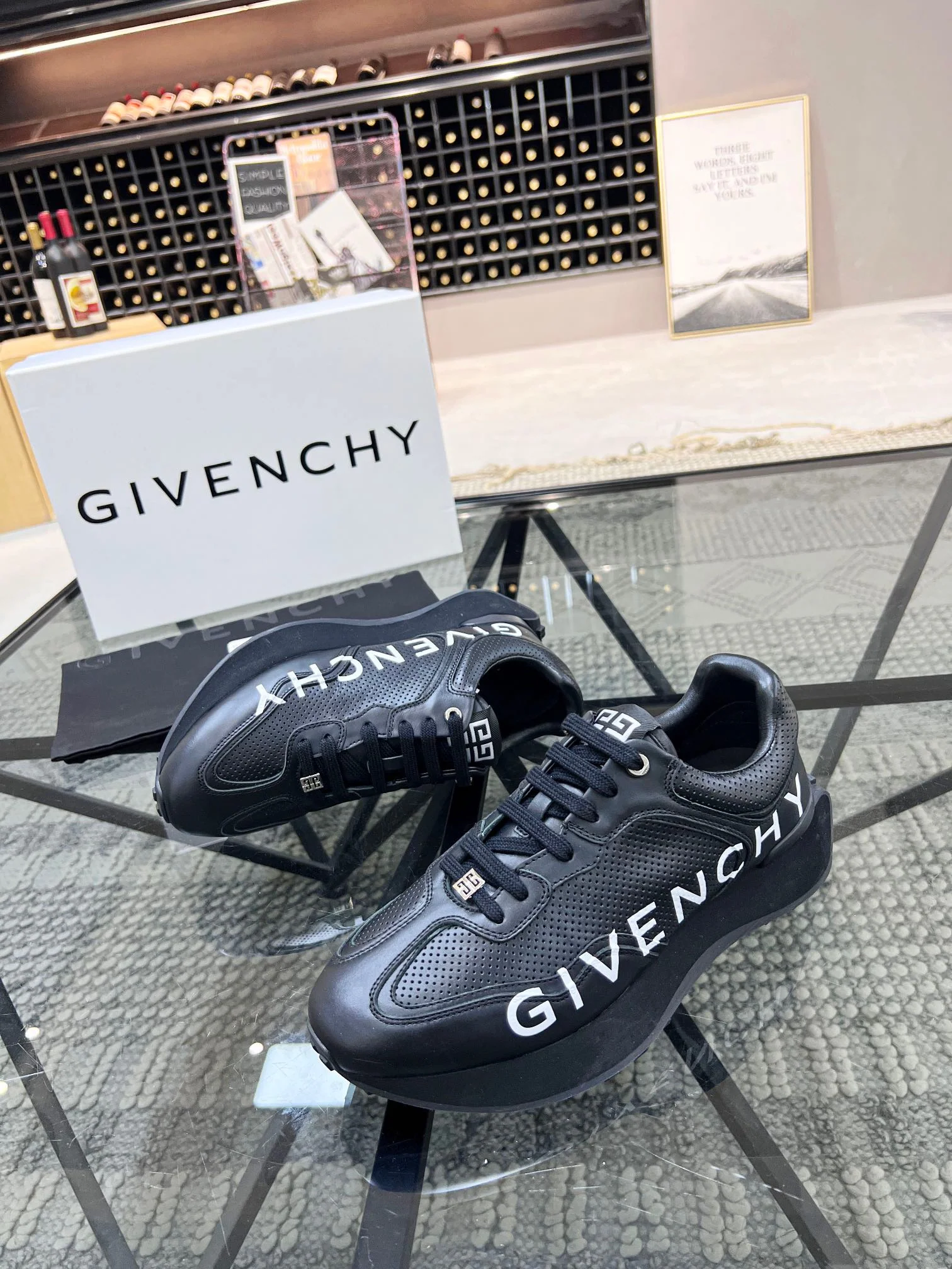 Black and white Shoes