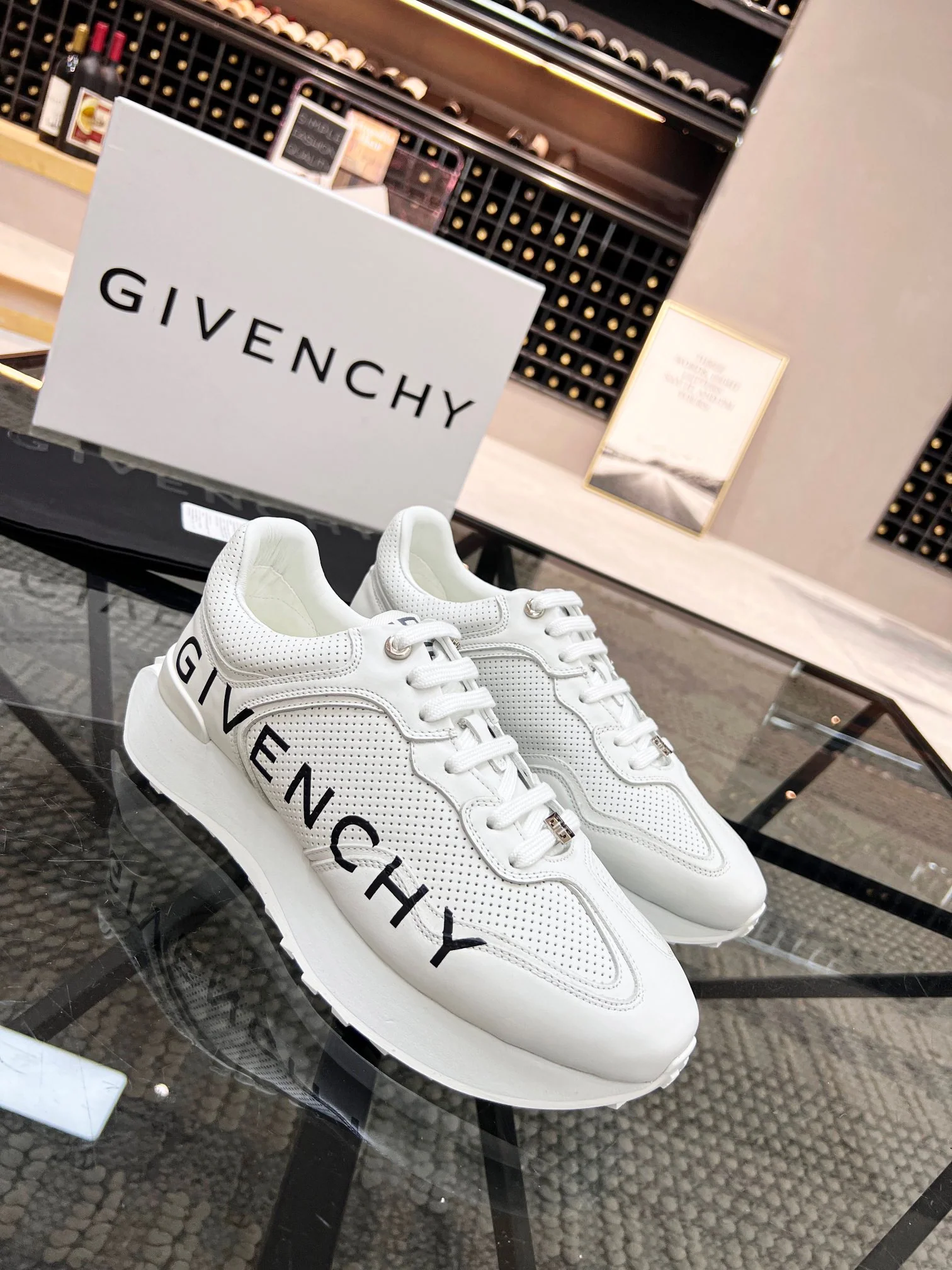 Black and white Shoes