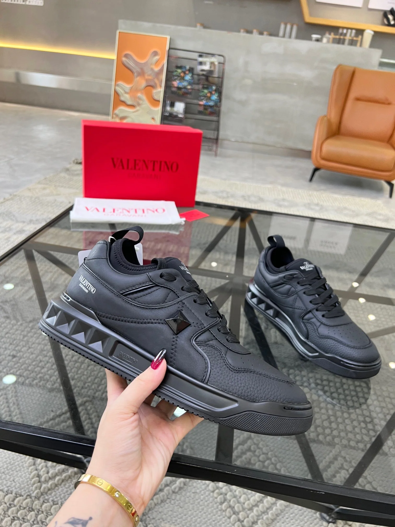 White, Grey and Black Shoes