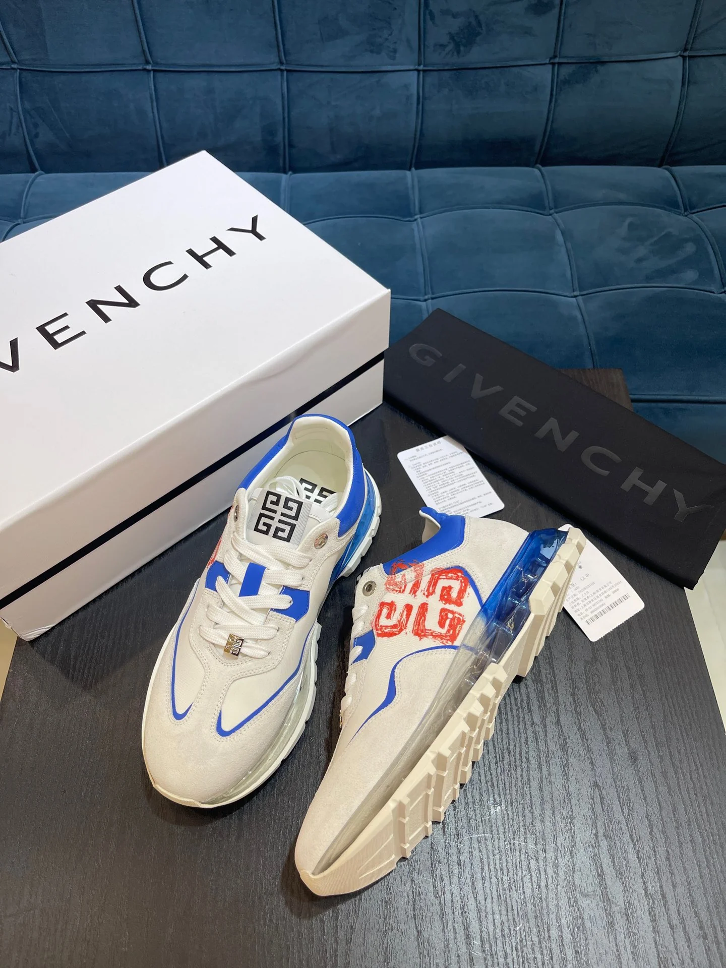 White yellow, White red, White black, White green and White blue Shoes