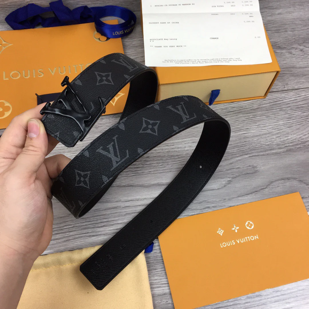 Black, Grey, Light Green And Blue Belts