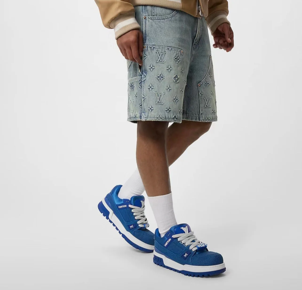 Black and Blue Shoes