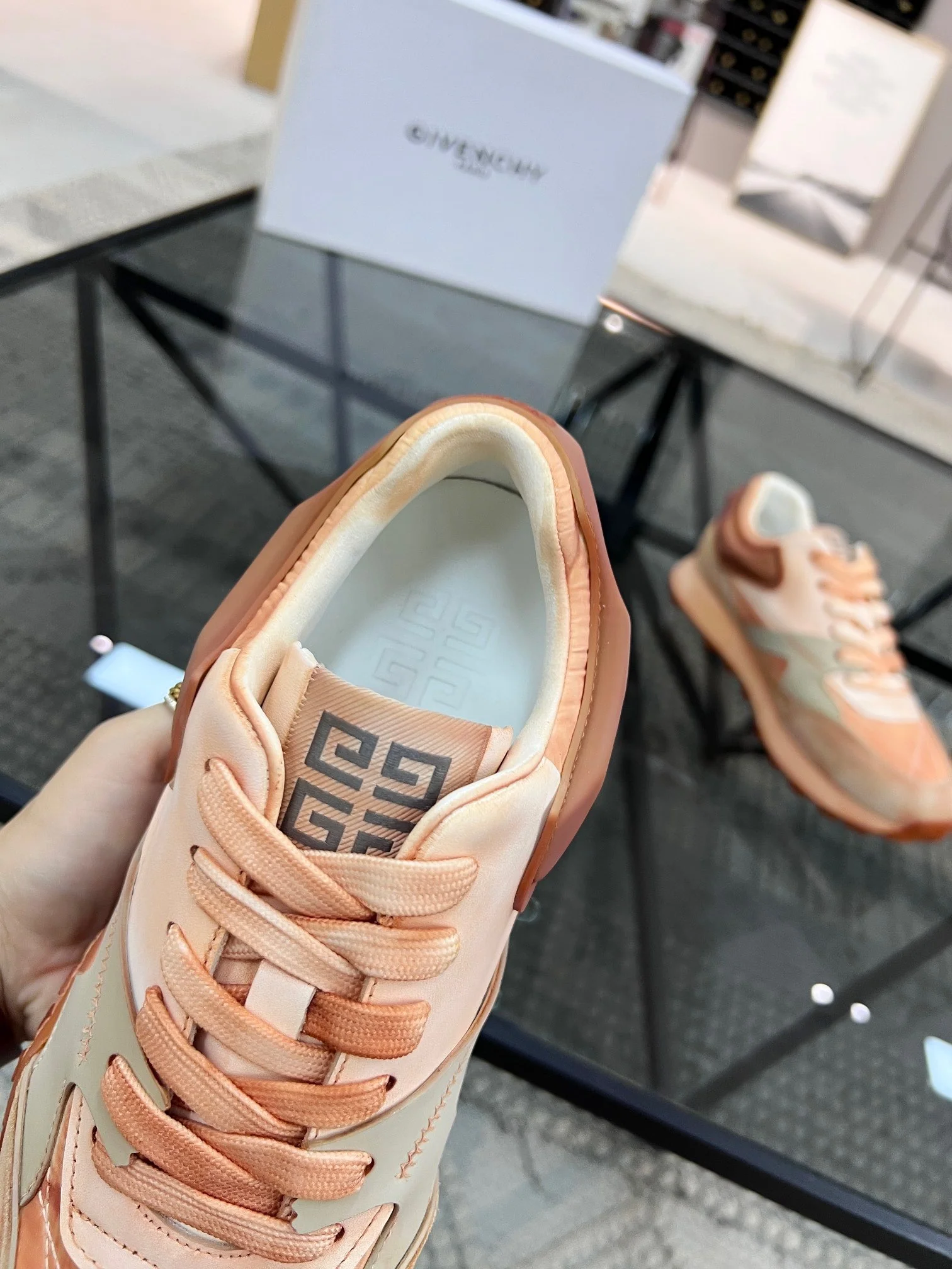 Orange, Light green, Yellow, White and Light Blue Shoes