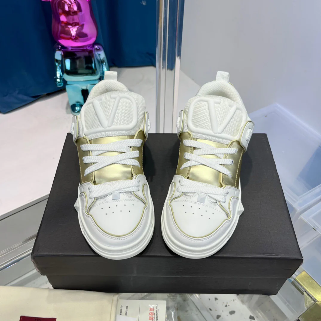 White black, Brown white, Green white, Blue white and Shiny White Shoes