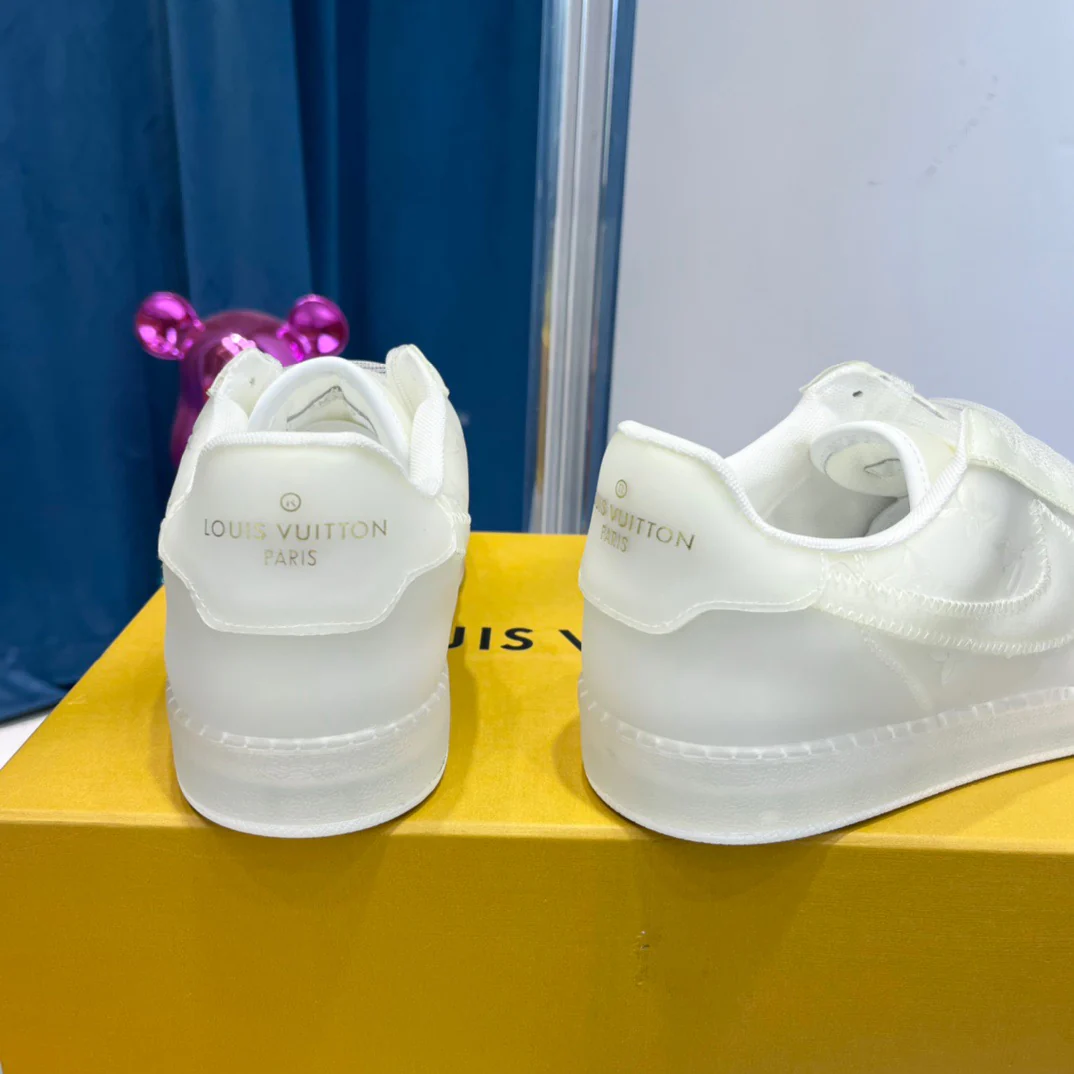 Blue, Green, Yellow and White Shoes