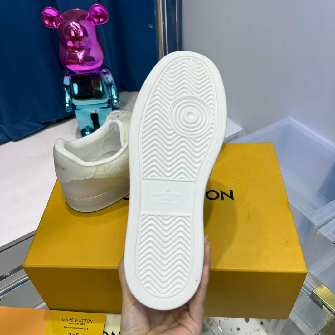 Blue, Green, Yellow and White Shoes