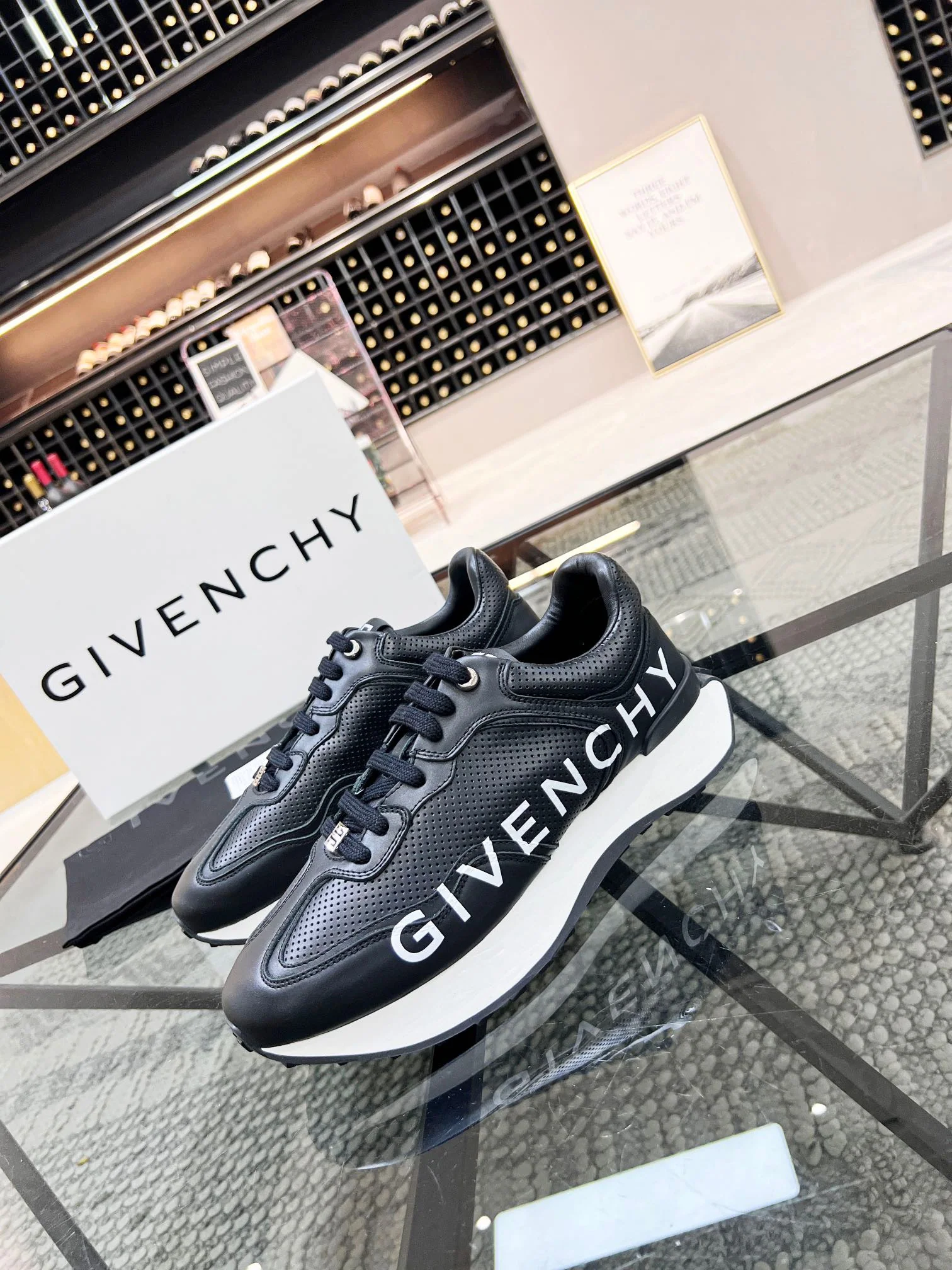 Black and white Shoes