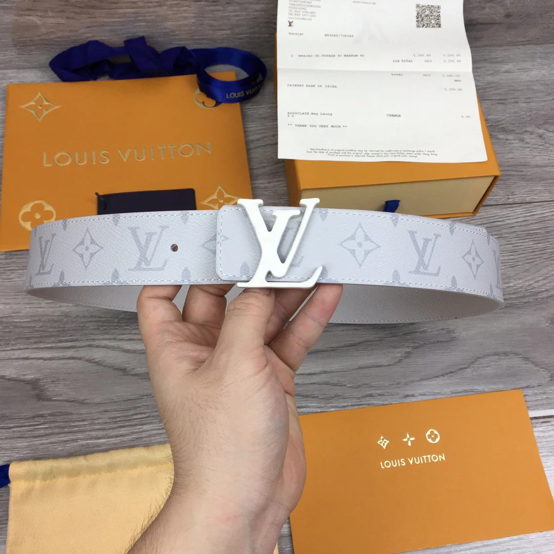 Black, Grey, Light Green And Blue Belts