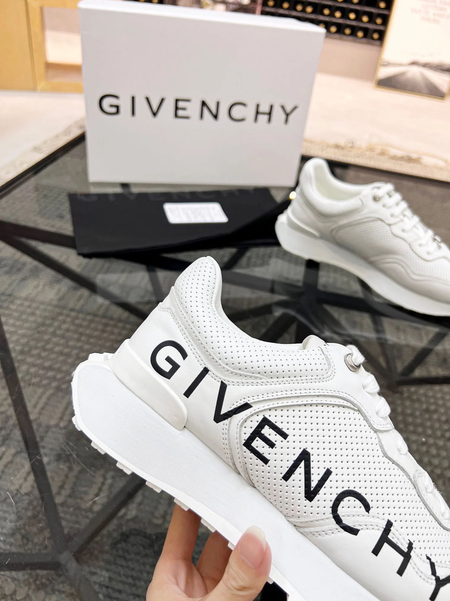 Black and white Shoes