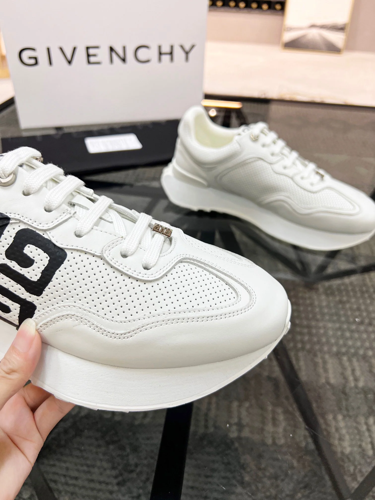 Black and white Shoes