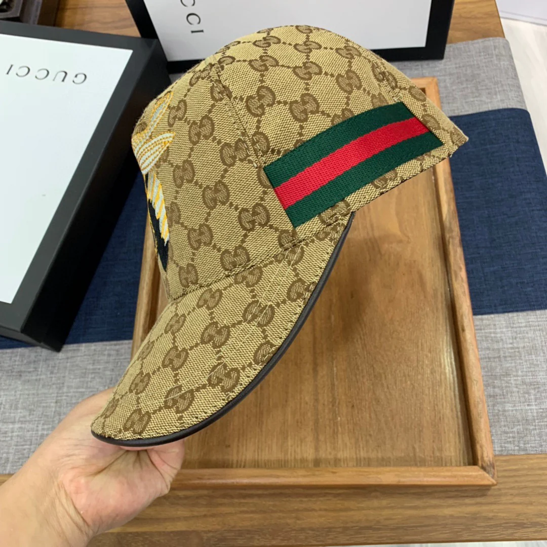 Brown and Black Caps