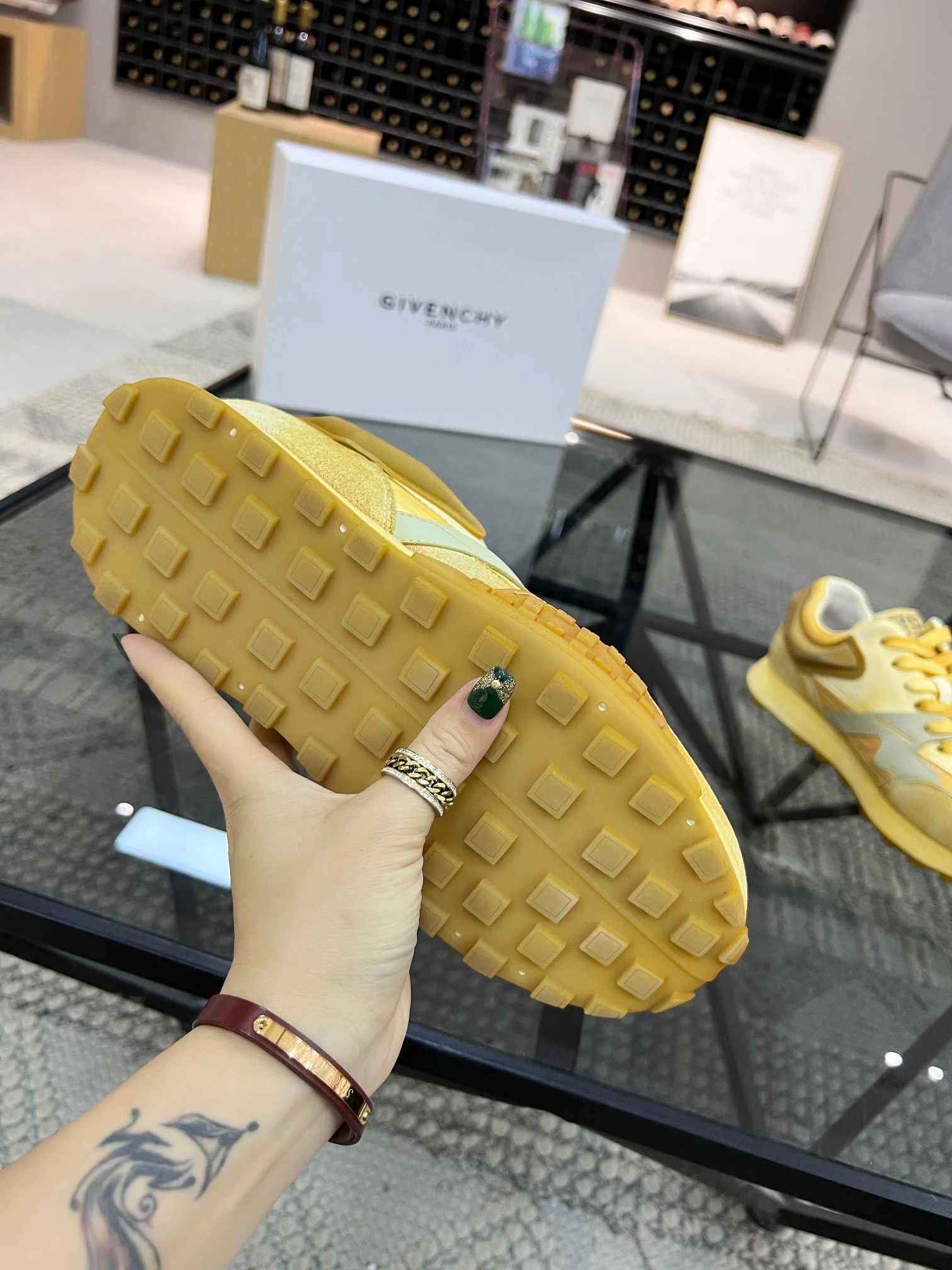 Orange, Light green, Yellow, White and Light Blue Shoes