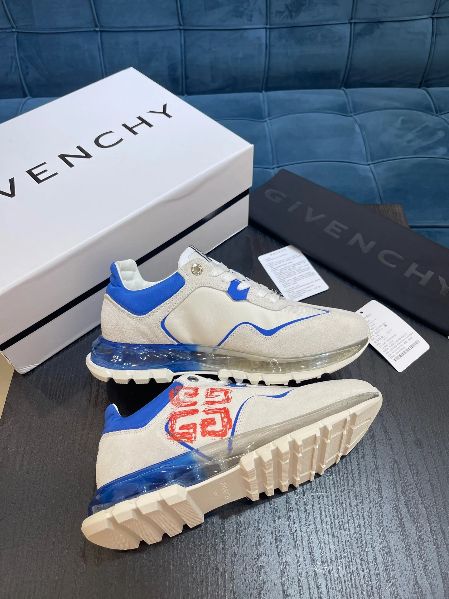 White yellow, White red, White black, White green and White blue Shoes