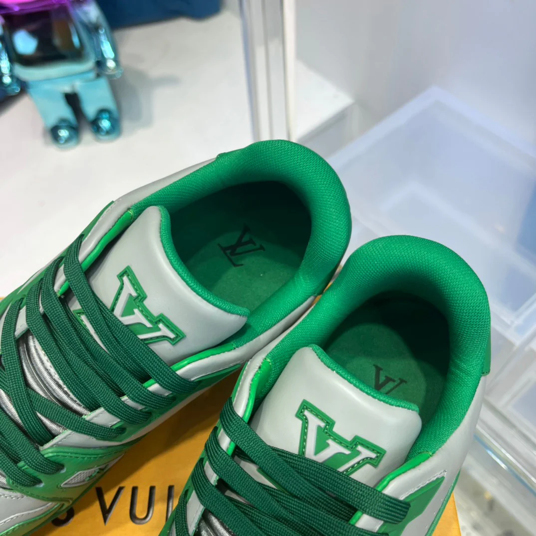 Green grey, Orange grey and Black grey Shoes