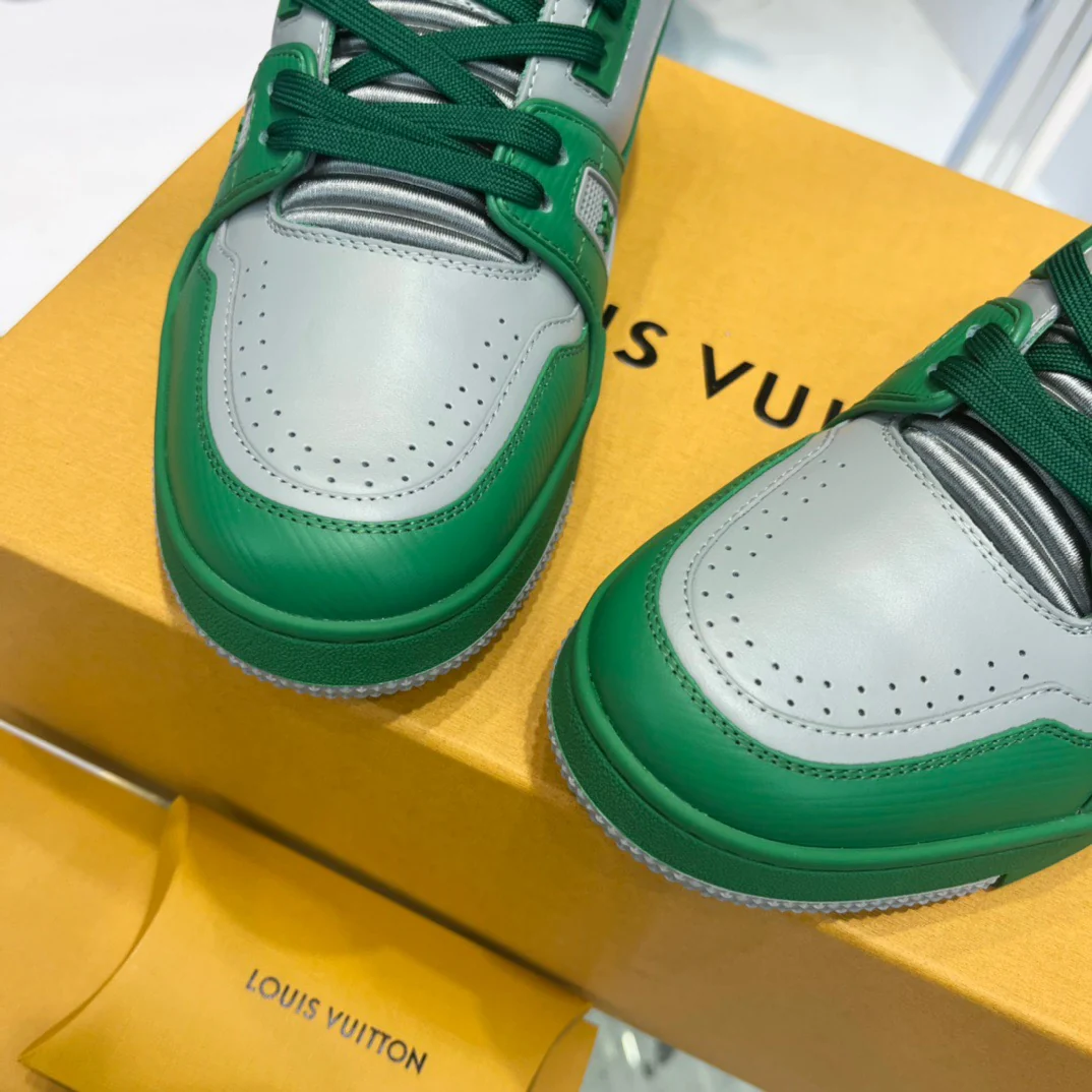 Green grey, Orange grey and Black grey Shoes