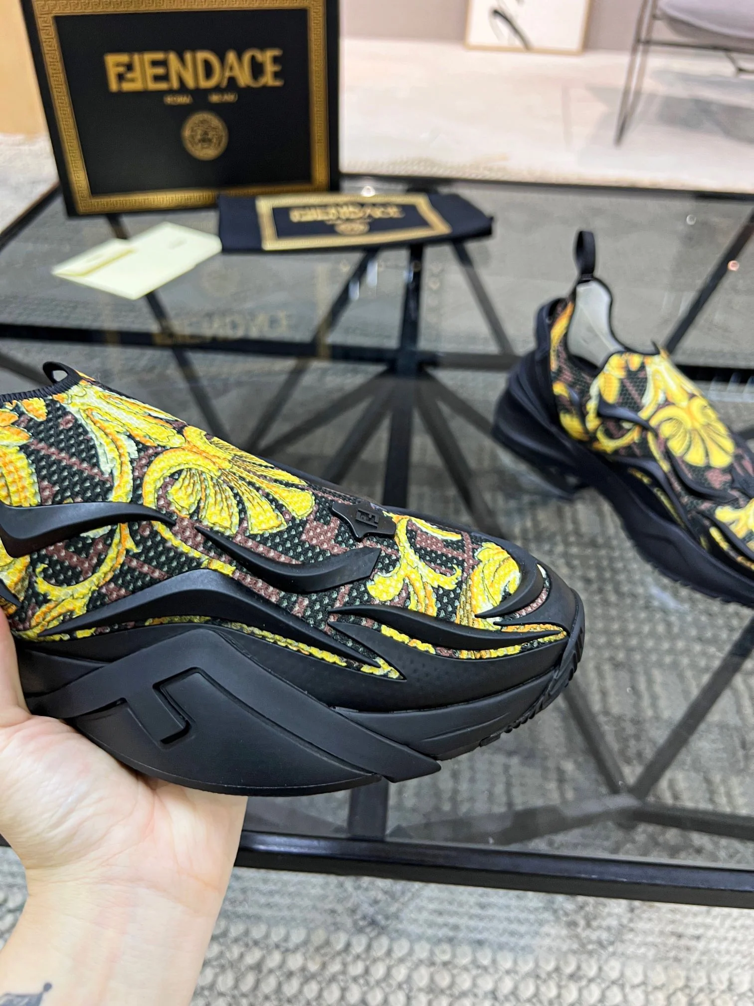 Black and White Shoes