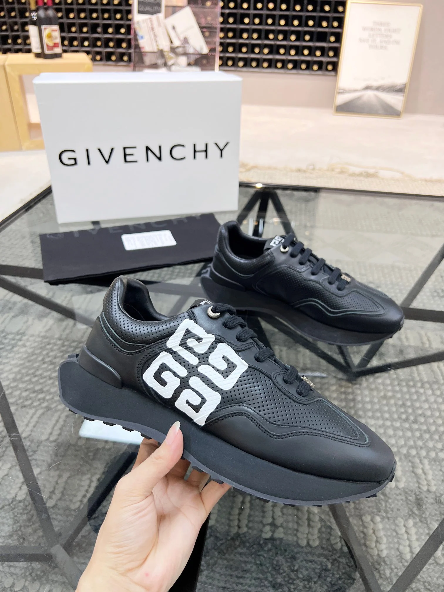 Black and white Shoes