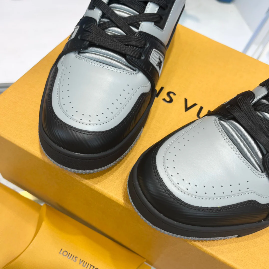 Green grey, Orange grey and Black grey Shoes