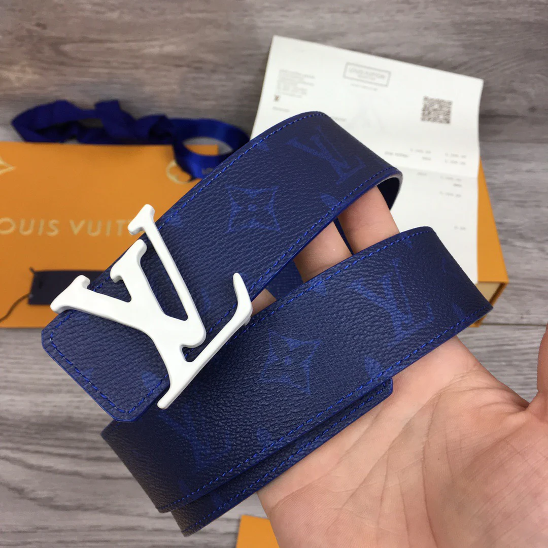 Black, Grey, Light Green And Blue Belts