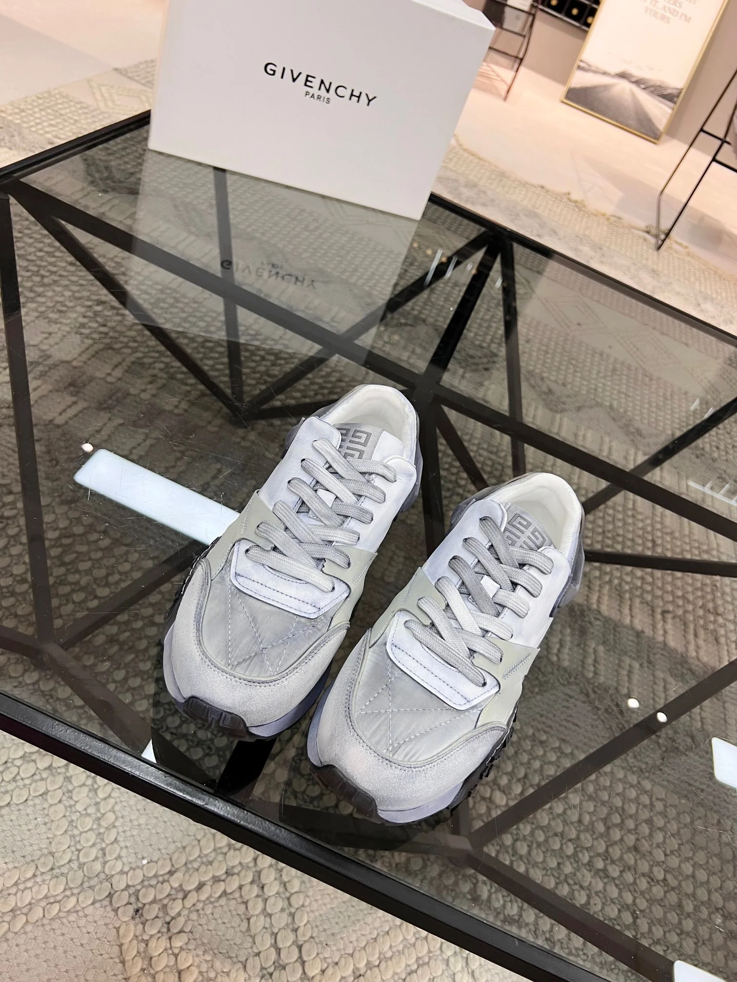 Orange, Light green, Yellow, White and Light Blue Shoes