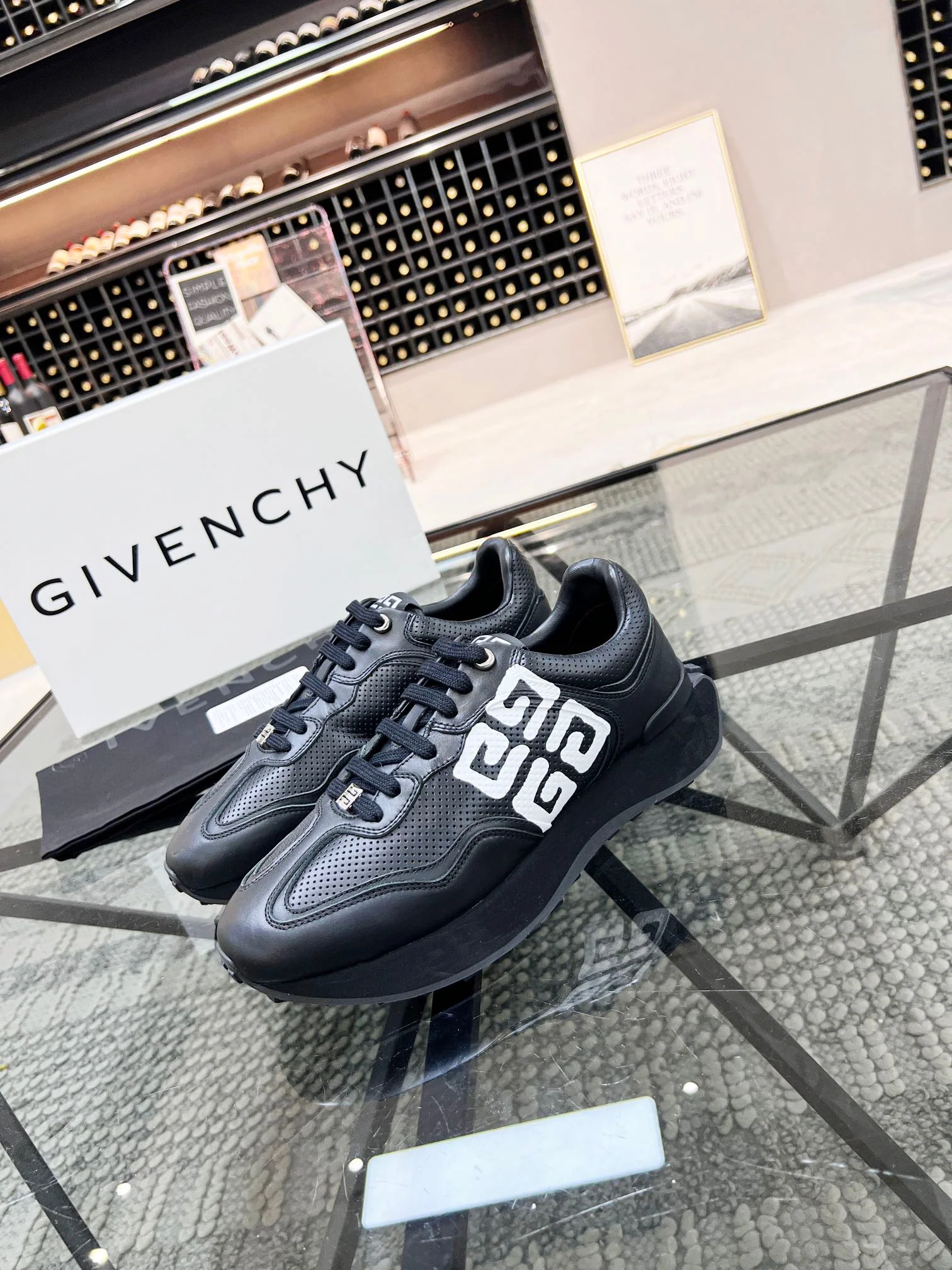 Black and white Shoes