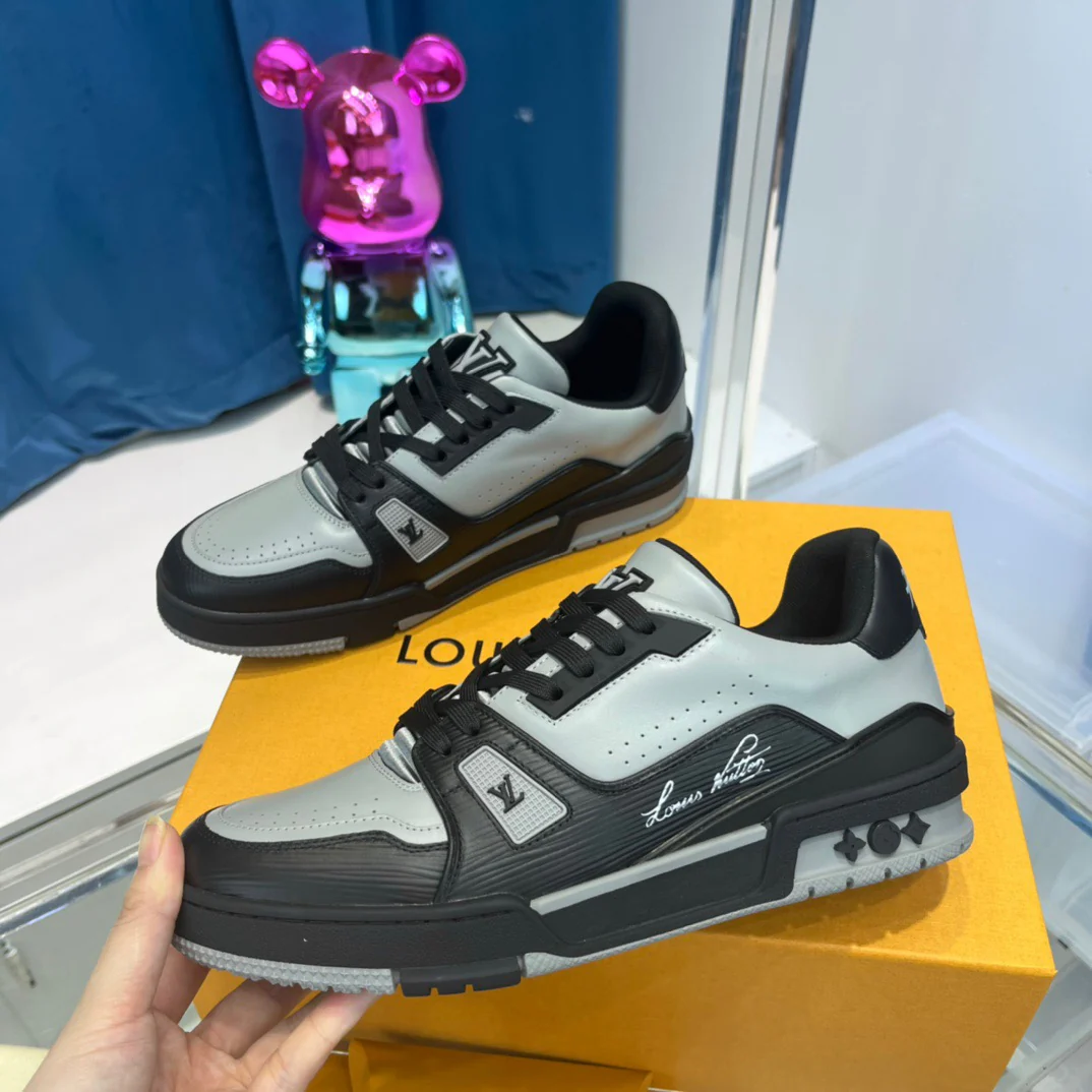 Green grey, Orange grey and Black grey Shoes