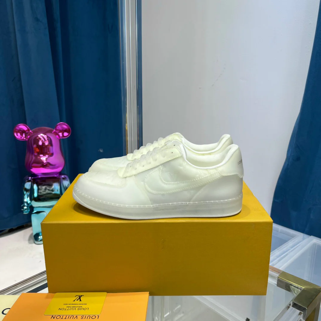 Blue, Green, Yellow and White Shoes