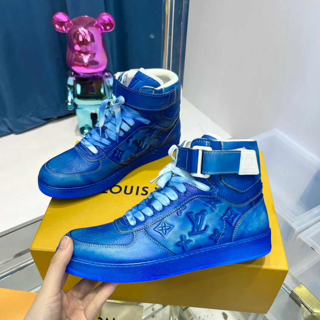 Green, Blue and Yellow Shoes