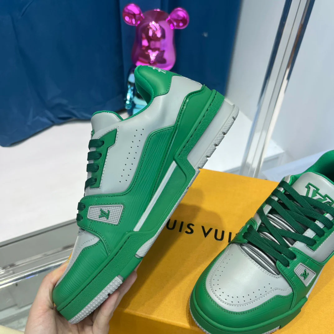 Green grey, Orange grey and Black grey Shoes