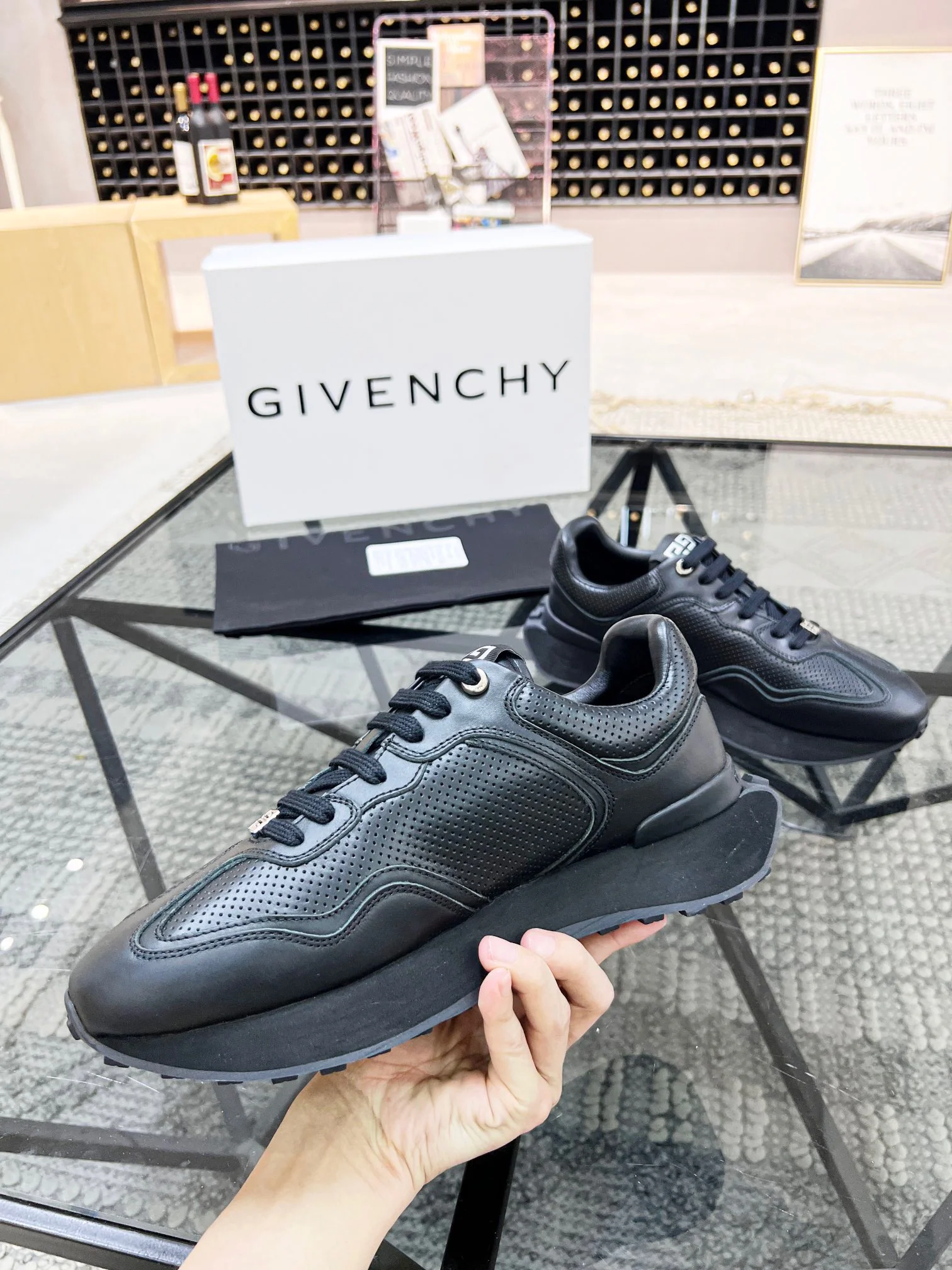 Black and white Shoes