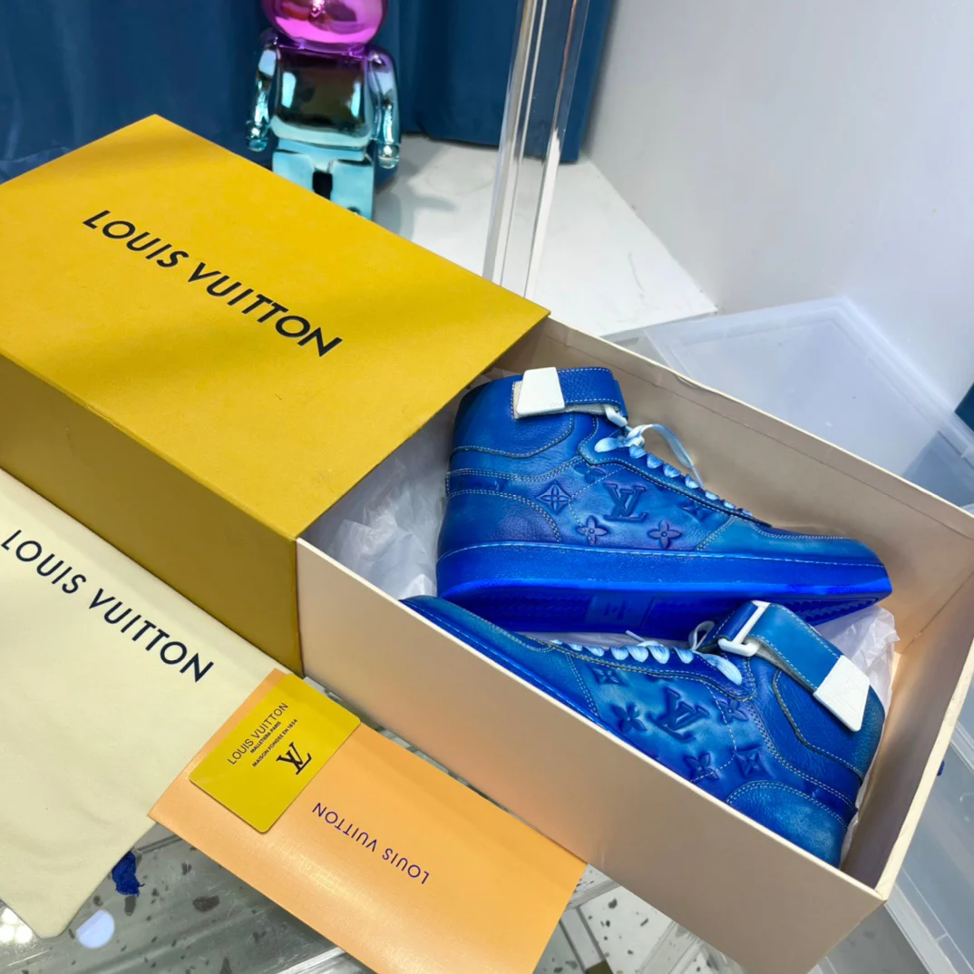 Green, Blue and Yellow Shoes