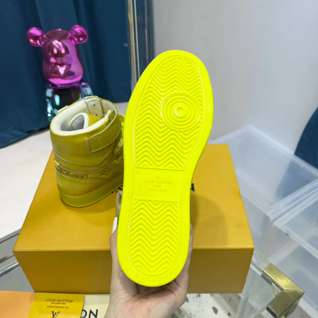 Green, Blue and Yellow Shoes