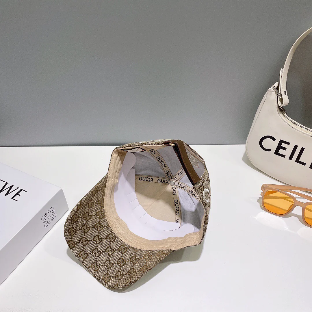 Pink, Brown and Black Caps