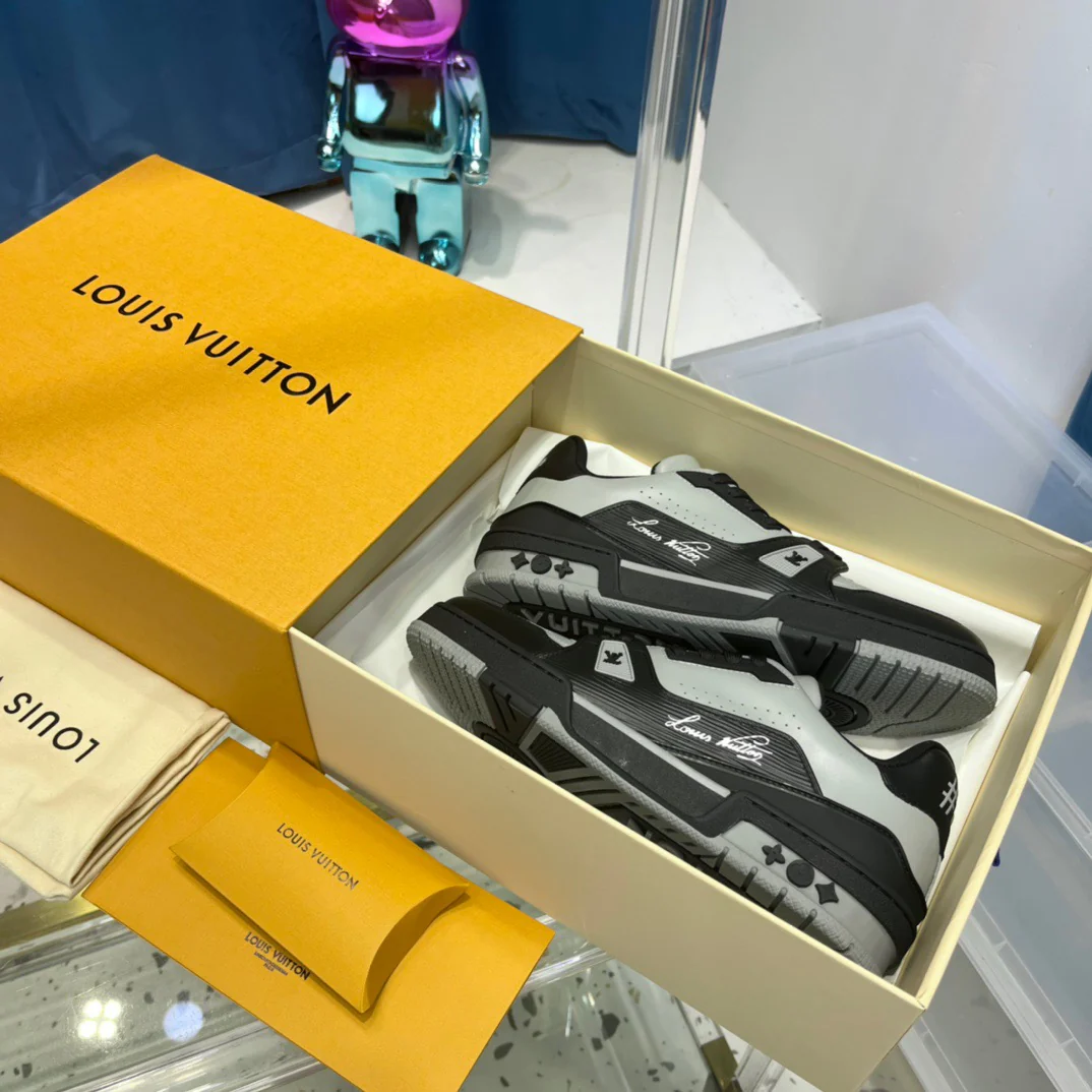 Green grey, Orange grey and Black grey Shoes