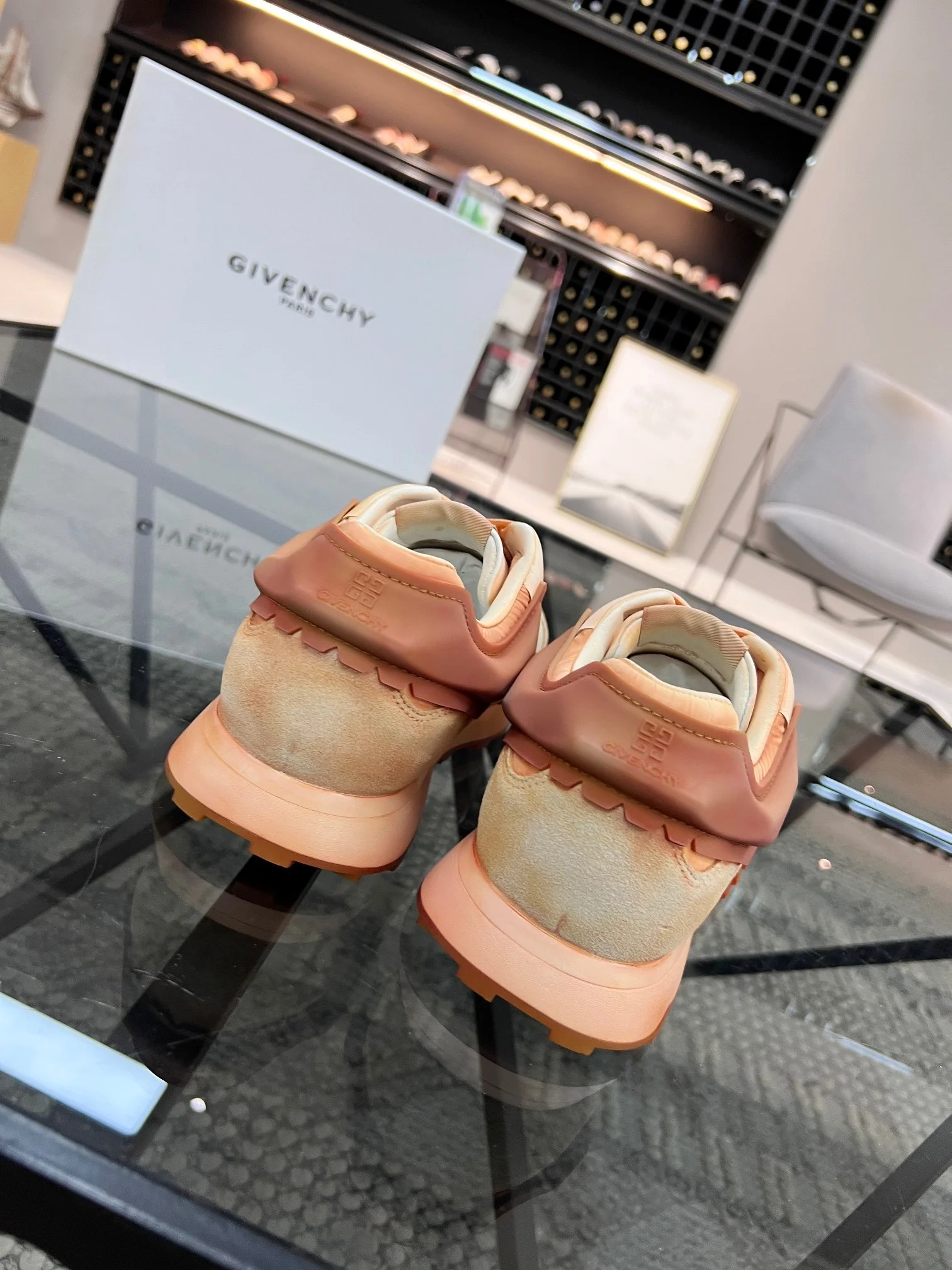 Orange, Light green, Yellow, White and Light Blue Shoes