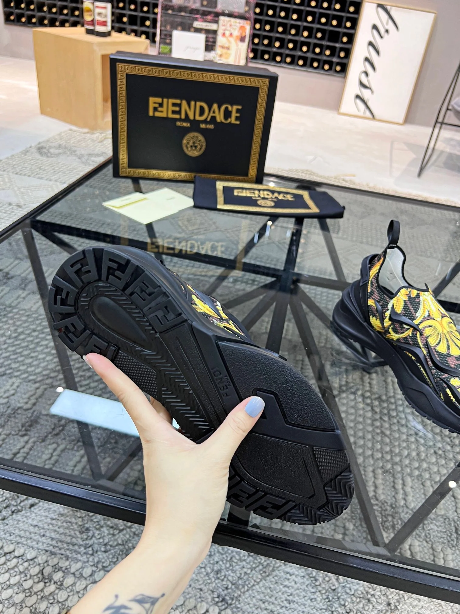 Black and White Shoes