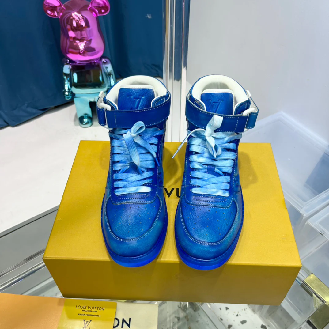 Green, Blue and Yellow Shoes