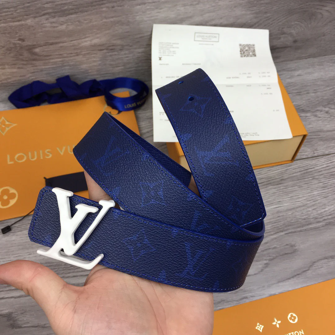 Black, Grey, Light Green And Blue Belts