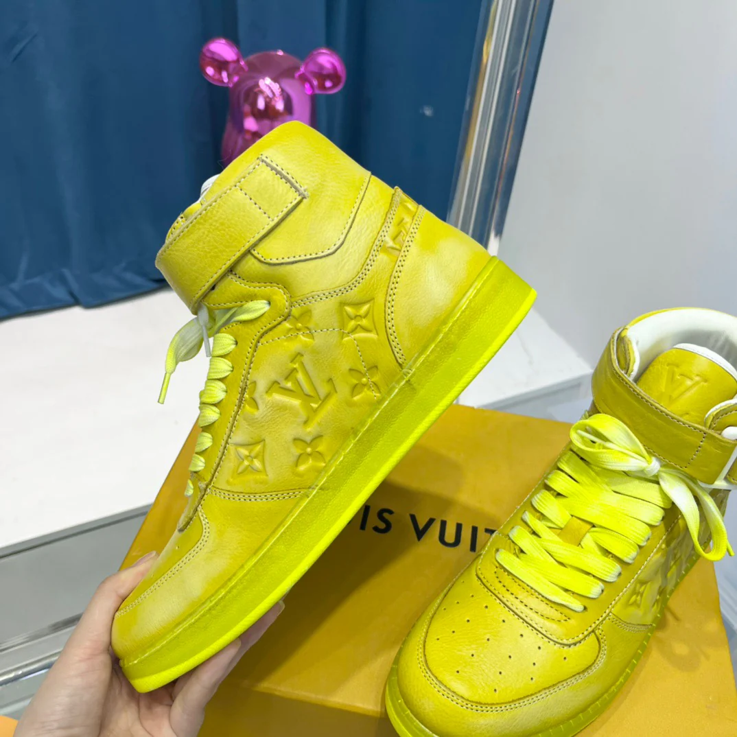 Green, Blue and Yellow Shoes