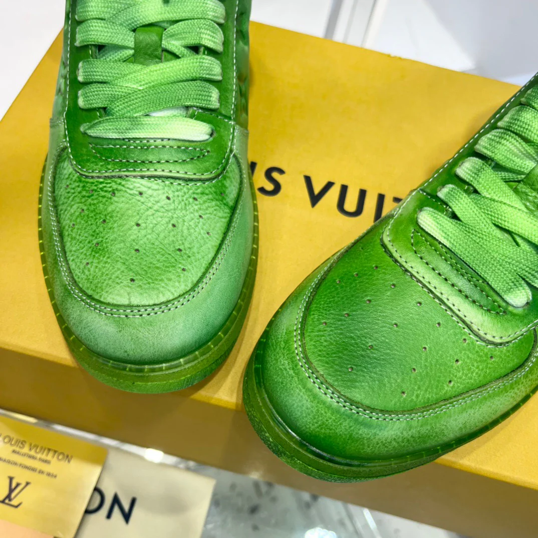 Green, Blue and Yellow Shoes