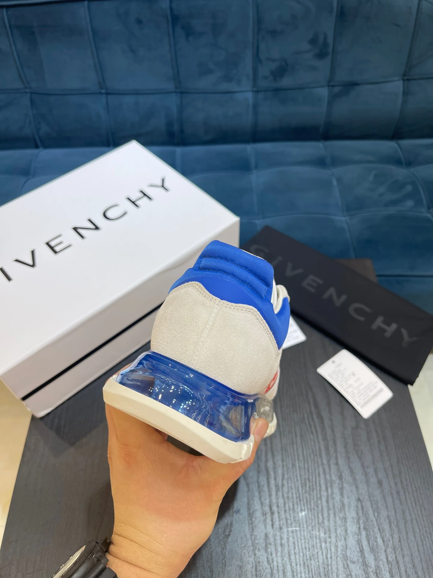 White yellow, White red, White black, White green and White blue Shoes