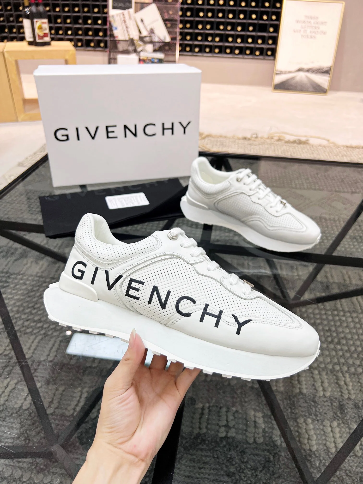 Black and white Shoes